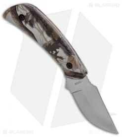 Schrade Old Timer Snowblind Camo Fixed Blade Hunting Knife Combo Set (2 Piece) -Sharp Knife World Old Timer Snowblind Camo 2 Piece Set 1085928 BHQ 87011 jr knife 1 spine