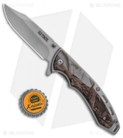 Schrade Old Timer Snowblind Camo Liner Lock Knife (3" Bead Blast) 1085930 -Sharp Knife World Old Timer Snowblind Camo LL Satin 1085930 BHQ 87012 jr bottlecap