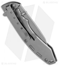 Schrade Old Timer Snowblind Camo Liner Lock Knife (3" Bead Blast) 1085930 -Sharp Knife World Old Timer Snowblind Camo LL Satin 1085930 BHQ 87012 jr side