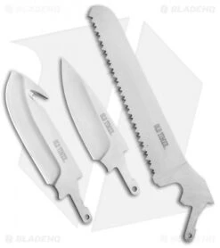 Schrade Old Timer Switch-It Copperhead Fixed Blade Knife Set (4 Piece) 1085937 -Sharp Knife World Old Timer Switch It Copperhead 4 Piece Set 1085937 BHQ 87110 jr blades