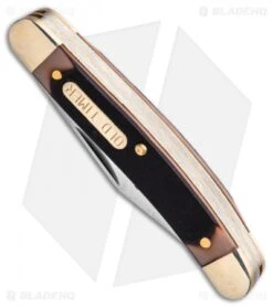 Old Timer 3pc Folder Knife Set Saw Cut Handles Limited Ed W/Gift Tin (Satin) 18 Old Timer 3pc Folder Knife Set Saw Cut Handles Limited Ed W/Gift Tin (Satin) -Sharp Knife World Old timer 3pc folder tin saw cut handles BHQ 123468 td 2 spine