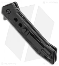 Schrade U.G. Liner Lock Knife Black G-10 (3.25" Gray Tanto) 1100044 -Sharp Knife World SCH U.G. Liner Lock Knife BlackG10 Gray Tanto BHQ 93630 kp side