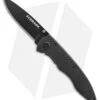 Schrade Folding Knife Black Aluminum (3.125" Black) SCH401LALBKCP