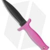 Schrade Compact Boot Knife D/E Pink Fixed Blade (3.5" Black) -Sharp Knife World Schrade Boot Knife Pink BHQ 91219 jr