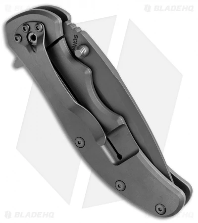 Schrade D2 Drop Point Frame Lock Knife Titanium (3.375" Gray) SCH600Ti 5 Schrade D2 Drop Point Frame Lock Knife Titanium (3.375" Gray) SCH600Ti - Image 3