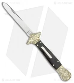 Schrade Dirk Folding Knife Buffalo Horn (4" Mirror) SCHDIRKBH