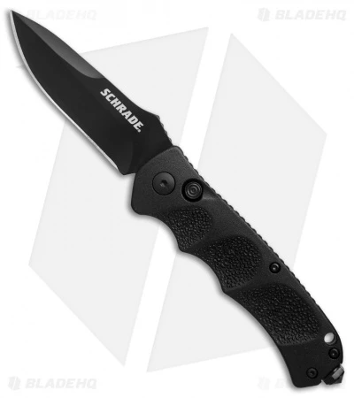 Schrade Extreme Survival Spear Point Automatic Knife (3.25" Black) SC60B 3 Schrade Extreme Survival Spear Point Automatic Knife (3.25" Black) SC60B