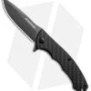Schrade Frame Lock Flipper Knife Carbon Fiber/G-10 (2.75" Gray) 1084281 -Sharp Knife World Schrade FL CF G 10 Gray 1084281 BHQ 82511 jr