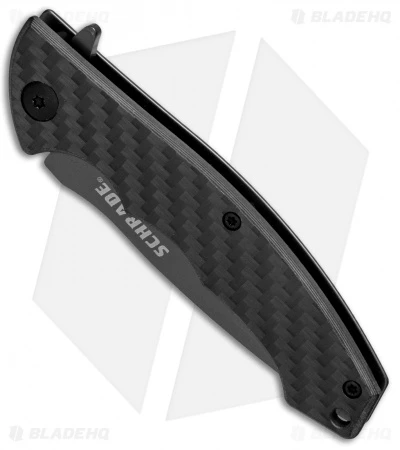 Schrade Frame Lock Flipper Knife Carbon Fiber/G-10 (2.75" Gray) 1084281 4 Schrade Frame Lock Flipper Knife Carbon Fiber/G-10 (2.75" Gray) 1084281 - Image 2