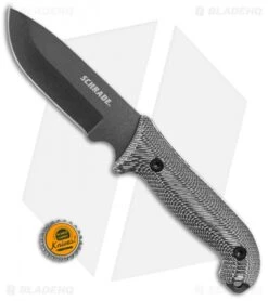 Schrade Frontier Full Tang Fixed Blade Knife Gray Micarta (5" Black) SCHF51M 7 Schrade Frontier Full Tang Fixed Blade Knife Gray Micarta (5" Black) SCHF51M -Sharp Knife World Schrade Frontier Full Tang gray TPE black SCHF51M BHQ 62033 er size