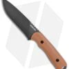 Schrade Frontier Fixed Blade Knife Brown Grivory (5" Black SW) SCHF42D