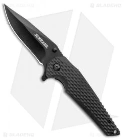 Schrade Fanatic Liner Lock Knife Black G-10 (3.4" Black)