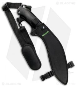 Schrade Gurkha Kukri Machete Fixed Blade (12.75" Black) SCHGK1 6 Schrade Gurkha Kukri Machete Fixed Blade (12.75" Black) SCHGK1 -Sharp Knife World Schrade Gurkha kukri machete black SCHGK1 BHQ 62050 er side