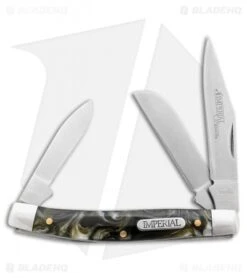 Schrade Imperial Stockman Traditional Pocket Knife 3.25" Gray Swirl IMP45