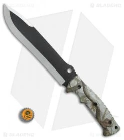 Schrade Mini Machete Fixed Blade Knife Camo (8.75" Black) -Sharp Knife World Schrade Mini Machete camo black BHQ 74715 er bottlecap