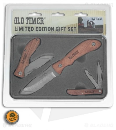 Schrade Old Timer Limited Edition 3-Piece Knife Gift Set 1135031 4 Schrade Old Timer Limited Edition 3-Piece Knife Gift Set 1135031 - Image 2