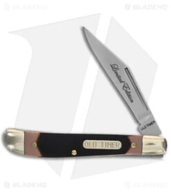 Old Timer Sharpfinger Fixed Blade Knife & Pocket Knife Combo - Black/Brown 7 Old Timer Sharpfinger Fixed Blade Knife & Pocket Knife Combo - Black/Brown -Sharp Knife World Schrade OT Sharpfinger Folder BHQ 176488 jr folding