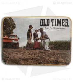 Schrade Old Timer Sharpfinger 3-Piece Knife Set Burl Wood W/Gift Tin 1130040 -Sharp Knife World Schrade OT Wood Sharpfinger 3 Piece Set BHQ 116719 jr case