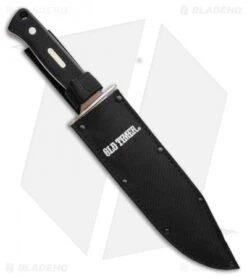 Schrade Old Timer Bowie Fixed Blade Knife Black/Tan (10" Satin) 8 Schrade Old Timer Bowie Fixed Blade Knife Black/Tan (10" Satin) -Sharp Knife World Schrade Old Timer Bowie 1130045 BHQ 116098 LS Sheath
