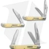 Schrade Old Timer Limited Edition Pocket Knife Gift Set Yellow (Set Of 3)