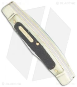 Schrade Middleman Traditional Pocket Knife 3.25" Brown Sawcut Bone SCH34OTB -Sharp Knife World Schrade Old Timer Middleman Traditional Brown Sawcut Bone SCH34OTB BHQ 61949 jr spine