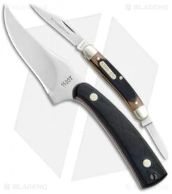 Schrade Old Timer Sharpfinger And Minuteman Knife Set (Set Of 2) OTP17-23CP -Sharp Knife World Schrade Old Timer Sharpfinger Minuteman Set of 2 OTP17 23CP BHQ 75980 jr 2