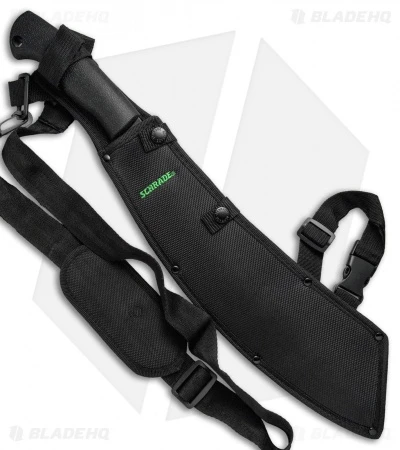 Schrade Parang Fixed Blade Machete Black TPE (13.5" Black) SCHPR1CP 5 Schrade Parang Fixed Blade Machete Black TPE (13.5" Black) SCHPR1CP - Image 3