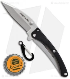 Schrade Pocket Protector Frame Lock Knife Black (2.5" Bead Blast) 7 Schrade Pocket Protector Frame Lock Knife Black (2.5" Bead Blast) -Sharp Knife World Schrade Pocket Protector FL Black BB SCH222BK BHQ 61932 jr bottlecap