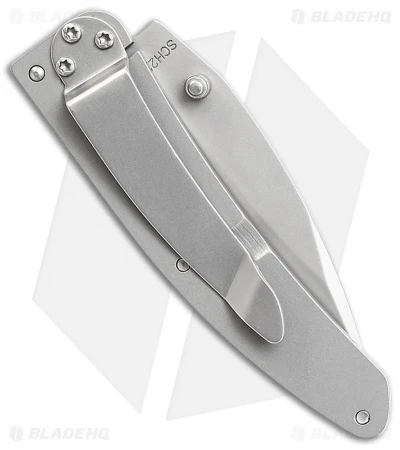 Schrade Pocket Protector Frame Lock Knife Gray (2.5" Bead Blast) 4 Schrade Pocket Protector Frame Lock Knife Gray (2.5" Bead Blast) - Image 2
