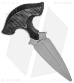 Schrade Push Dagger Training Fixed Blade Knife (3.125" Gray) SCHF54-TR -Sharp Knife World Schrade Push Dagger Training Gry SCHF54TR BHQ 68063 jr spine