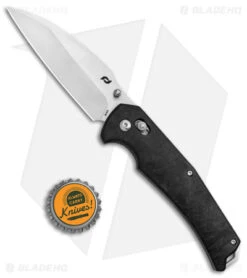 Schrade Alpha Radok Pivot Lock Knife Marble Carbon Fiber (3.75" Satin) -Sharp Knife World Schrade Radok Pivot Lock CF Satin BHQ 140055 jr bottlecap