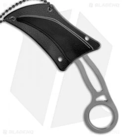 Schrade SCH111 Karambit Fixed Blade Neck Knife (3" Gray) 8 Schrade SCH111 Karambit Fixed Blade Neck Knife (3" Gray) -Sharp Knife World Schrade SCH111 karambit neck knife gray BHQ 61893 er sheath