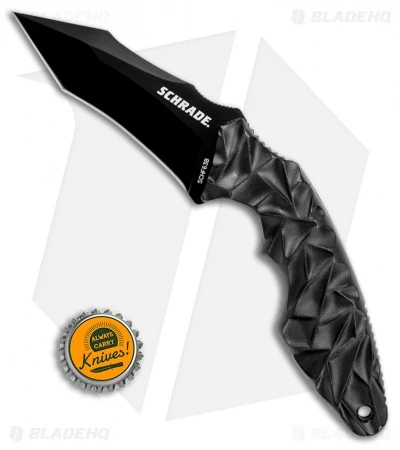 Schrade SCHF63B Tanto Fixed Blade Knife (3.5" Black) 5 Schrade SCHF63B Tanto Fixed Blade Knife (3.5" Black) - Image 3