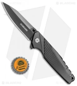Schrade Ray Liner Lock Knife Gray Stainless Steel (3.3" Gray) 1084279 -Sharp Knife World Schrade Sch700 Ray Ug Ti 1084279 BHQ 81277 jr bottlecap