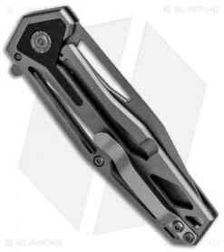 Schrade Cage Skeletonized Frame Lock Knife Gray (2.75" Gray)1084283 8 Schrade Cage Skeletonized Frame Lock Knife Gray (2.75" Gray)1084283 -Sharp Knife World Schrade Sch702 Cage W G 10 Ug Ti 1084283 BHQ 81870 jr side