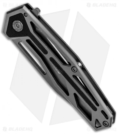 Schrade Cage Skeletonized Frame Lock Knife Gray (2.75" Gray)1084283 4 Schrade Cage Skeletonized Frame Lock Knife Gray (2.75" Gray)1084283 - Image 2