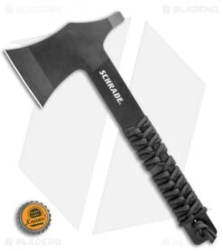 Schrade Axe/Folder Pocket Knife Stainless Steel Combo 1132984 17 Schrade Axe/Folder Pocket Knife Stainless Steel Combo 1132984 -Sharp Knife World Schrade Schrade Axe and Folder Combo 1132984 BHQ 116100 LS Axe Bottlecap