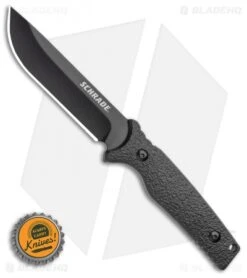 Schrade Fixed Blade/Folder Knife Combo Knife Set -Sharp Knife World Schrade Schrade Fixed Blade Folder Com 1132986 BHQ 115856 LS FixedBlade Bottlecap