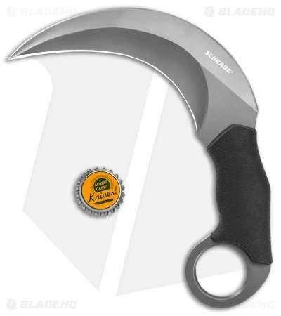 Schrade Shasta Mc'Nasty Karambit Fixed Blade Knife (5.5" Gray) 5 Schrade Shasta Mc'Nasty Karambit Fixed Blade Knife (5.5" Gray) - Image 3