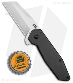 Schrade Slyte Compact Frame Lock Knife Black Stainless Steel (2.4" Satin) -Sharp Knife World Schrade Styte Compact FL Black SS Satin BHQ 140061 jr bottlecap