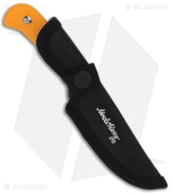Schrade Uncle Henry 3 Piece Bowie Knife & Skinner Knife & Ferro Rod - Orange -Sharp Knife World Schrade Uncle Henry 2 Piece Bowie Skinner Orange BHQ 175230 jr bowie sheath