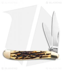 Schrade Uncle Henry 2pc. Modified Drop Point Fixed Blade/Folder Combo -Sharp Knife World Schrade Uncle Henry 2pc Fixed Modified Drop Point W Folder Combo 1157960 BHQ 122422 td knife 2