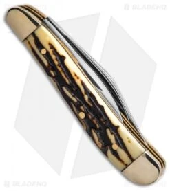 Schrade Uncle Henry 2pc. Modified Drop Point Fixed Blade/Folder Combo -Sharp Knife World Schrade Uncle Henry 2pc Fixed Modified Drop Point W Folder Combo 1157960 BHQ 122422 td knife 2 side