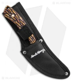 Schrade Uncle Henry 2pc. Modified Drop Point Fixed Blade/Folder Combo -Sharp Knife World Schrade Uncle Henry 2pc Fixed Modified Drop Point W Folder Combo 1157960 BHQ 122422 td sheath