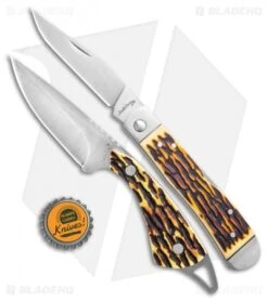 Schrade Uncle Henry 2 Piece Fixed Blade W/ Switch-It Folder 19 Schrade Uncle Henry 2 Piece Fixed Blade W/ Switch-It Folder -Sharp Knife World Schrade Uncle Henry 2pc Fixed blade w Switch it Folder 1157959 BHQ 122420 td size