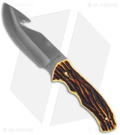 Schrade Uncle Henry 3 Piece Fixed Blade Knife Combo Pack - Faux Stag -Sharp Knife World Schrade Uncle Henry 3 Fixed Tin BHQ 176469 jr 1