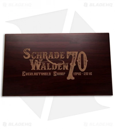 Schrade Walden 70th Anniversary Limited Edition Fixed Blade Knife (4" Satin) 6 Schrade Walden 70th Anniversary Limited Edition Fixed Blade Knife (4" Satin) - Image 4