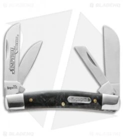 Schrade Imperial Congress Knife 3.625" Black Swirl Acrylic IMP17CON