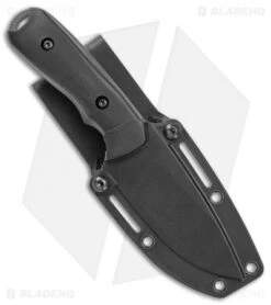 Schrade Mini Frontier Fixed Blade Knife Black Grivory (3.5" Black) -Sharp Knife World Schrade mini frontier black grivory black BHQ 62036 er sheath