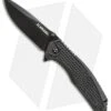 Schrade Liner Lock Knife Black ABS (3.25" Black) SCH002 -Sharp Knife World schrade blk abs SCH002 BHQ 61884 dl